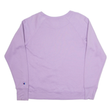 CHAMPION Womens Sweatshirt Purple L