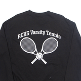 CHAMPION RCHS Varsity Tennis Jaguars Mens Sweatshirt Black USA M