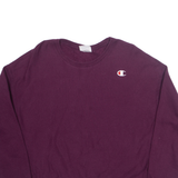 CHAMPION REVERSE WEAVE Womens Sweatshirt Purple 2XL