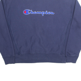 CHAMPION Womens Sweatshirt Blue L