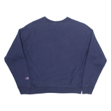 CHAMPION Womens Sweatshirt Blue L