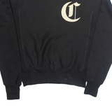 CHAMPION REVERSE WEAVE Mens Sweatshirt Black XS
