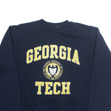 CHAMPION Georgia Tech Mens Sweatshirt Blue USA S