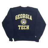 CHAMPION Georgia Tech Mens Sweatshirt Blue USA S