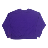 CHAMPION Womens Sweatshirt Purple XL