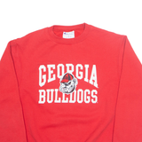 CHAMPION Georgia Bulldogs Mens Sweatshirt Red USA S