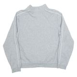 NIKE Womens Sweatshirt Grey 1/4 Zip XS