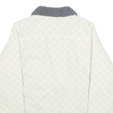 VANS Mens Chore Jacket Cream Check XS