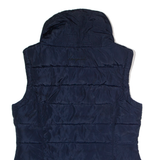 DESIGUAL Womens Puffer Jacket Blue UK 10