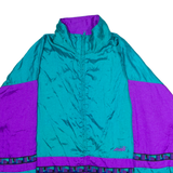 AVIA Mens Shell Jacket Blue Nylon Colourblock M