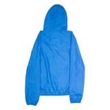 YOUR TURN Mens Rain Jacket Blue Hooded M
