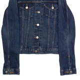 LEVI'S Womens Denim Jacket Blue S