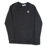 ADIDAS Mens Sweatshirt Black XS
