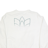 ADIDAS Womens Sweatshirt White UK 4