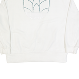 ADIDAS Womens Sweatshirt White UK 4
