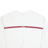 LEVI'S Cropped Womens Sweatshirt White M