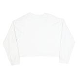 LEVI'S Cropped Womens Sweatshirt White M