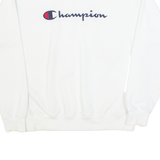 CHAMPION Womens Sweatshirt White S