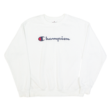 CHAMPION Womens Sweatshirt White S