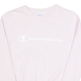 CHAMPION Womens Sweatshirt Pink M