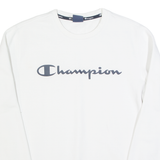 CHAMPION Mens Sweatshirt White M