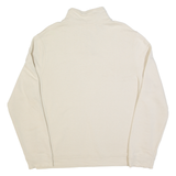 FILA Womens Sweatshirt Beige 1/4 Zip M