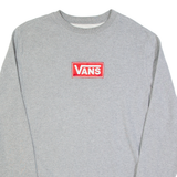 VANS Mens Sweatshirt Grey S