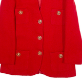 ROMA Womens Blazer Coat Red S