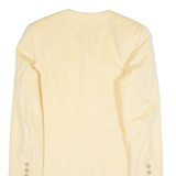 MADELEINE Womens Blazer Coat Yellow Viscose UK 10
