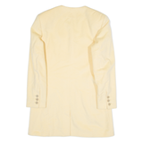 MADELEINE Womens Blazer Coat Yellow Viscose UK 10