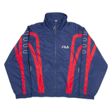 FILA Womens Track Jacket Blue M