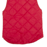 J CREW Womens Puffer Gilet Red XS