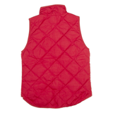 J CREW Womens Puffer Gilet Red XS
