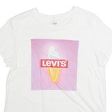LEVI'S Ice Cream Mens T-Shirt White L