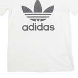 ADIDAS Womens T-Shirt White UK 6