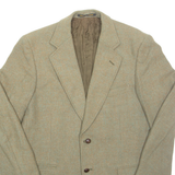 JONELLE Mens Blazer Jacket Green Tweed Wool M