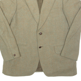 JONELLE Mens Blazer Jacket Green Tweed Wool M