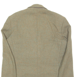 JONELLE Mens Blazer Jacket Green Tweed Wool M