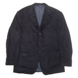 EKINO Mens Blazer Jacket Black Cashmere L