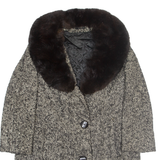 SPONDON Womens Overcoat Coat Black M