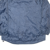 DICKIES Mens Rain Jacket Blue Hooded M