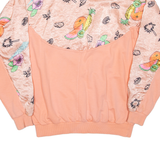 PLAYCREW Exotic Dream Womens Sweatshirt Pink 1/4 Zip M