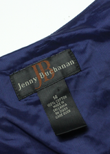 JENNY BUCHANAN Womens Fit & Flare Dress Maroon Check Sleeveless Midi UK 14