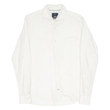 JOOP Slim Fit Mens Plain Shirt Cream Long Sleeve M