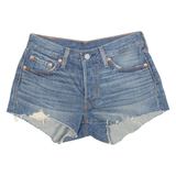 LEVI'S 501 Womens Denim Shorts Blue S W28