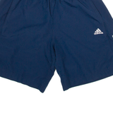 ADIDAS Mesh Lined Mens Swimming Shorts Blue L W30