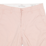 LEVI'S Womens Chino Shorts Pink M W31