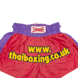 SANDEE Thai Boxing Mens Sports Shorts Red 2XL W28