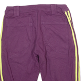 ADIDAS Womens Casual Shorts Purple UK 10 W32