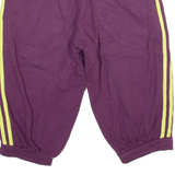 ADIDAS Womens Casual Shorts Purple UK 10 W32
